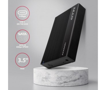 Obudowa zewnętrzna AXAGON EE35-GTR aluminiowa USB3.2 Gen1 - SATA 6G 3.5''