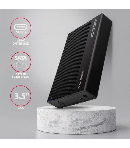 Obudowa zewnętrzna AXAGON EE35-GTR aluminiowa USB3.2 Gen1 - SATA 6G 3.5''