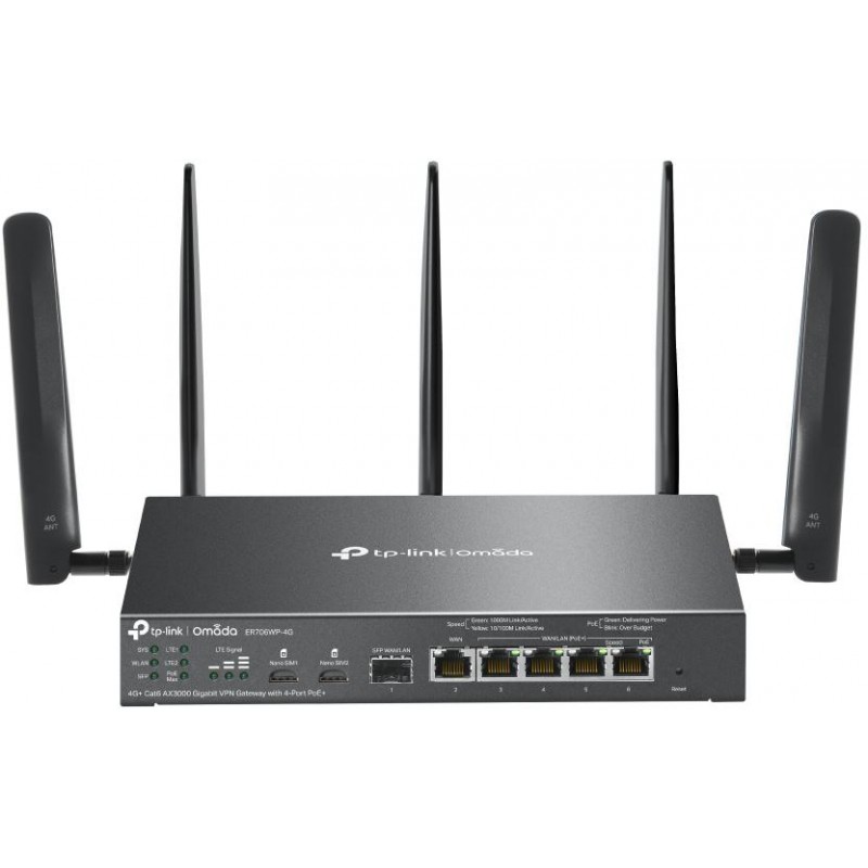 ROUTER TP-LINK ER706WP-4G LTE Cat6 Omada AX3000
