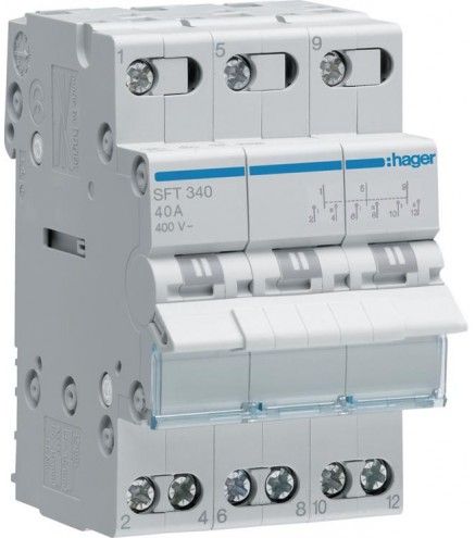 Modułowy przełącznik I-0-II 3P 40A 400VAC | Alarmista.pl