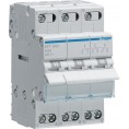 Modułowy przełącznik instalacyjny I-0-II  3P 40A 400VAC Hager SFT340