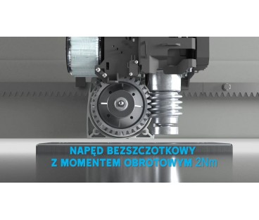 Napęd/siłownik CAME BKX12AGM BRUSHLESS do 1200kg bram przesuwnych