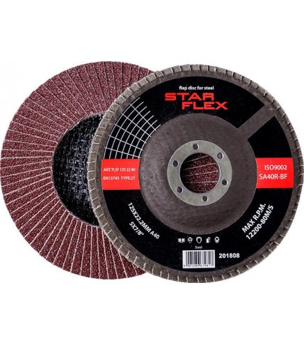 Tarcza listkowa Star Flex STAL T29 125-22 gran 60 TLS1252260