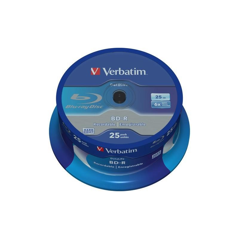 Płyty Blu-Ray Verbatim BD-R SL 25GB Cake (25szt.)