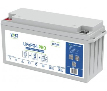 Akumulator Volt Polska LiFePO4 12,8V 200 Ah + BMS | Alarmista.pl