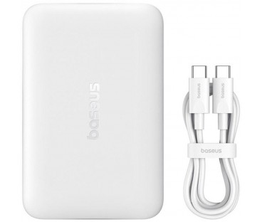 Powerbank Baseus EnerFill FM11 Ultra-Mini 10000 mAh 22,5 W PD 3.0 QC 3.0 biały MagSafe + kabel USB-C