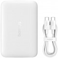 Powerbank Baseus EnerFill FM11 Ultra-Mini 10000 mAh 22,5 W PD 3.0 QC 3.0 biały MagSafe + kabel USB-C