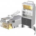 Unitek Wtyk modularny Pass-Through RJ45 Cat.7 50szt