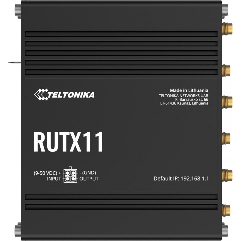 Teltonika RUTX11 router przemysłowy 4G / LTE (RUTX1120B200)