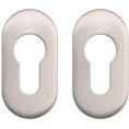 Szyld do zamka PSG 63.453 owalny, 62 x 32mm, nierdzewny