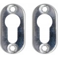 Szyld do zamka PSG 63.453 owalny, 62 x 32mm, nierdzewny