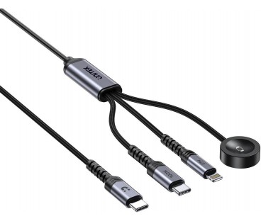 Kabel 3 w 1 Unitek 2.0 USB-C + Lightning + Apple Watch | Alarmista.pl