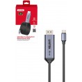 Kabel Dwukierunkowy Unitek USB-C - DisplayPort 16K 80Gbps HDR 1,8 m