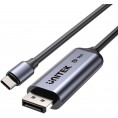 Kabel Dwukierunkowy Unitek USB-C - DisplayPort 16K 80Gbps HDR 1,8 m