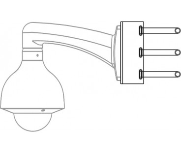 Uchwyt adapter słupowy MT-P150V2 Opakowanie zbiorcze 10szt.