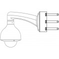 Uchwyt adapter słupowy MT-P150V2 Opakowanie zbiorcze 10szt.