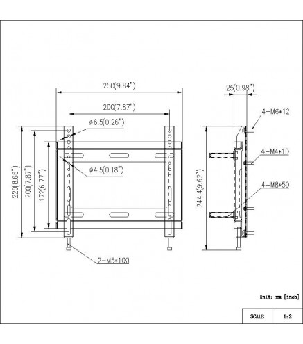 Monitor Hikvision DP-D501940-1X1-Q1-NW-Q0.1-TY/V200