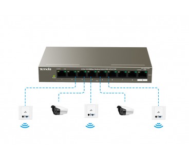 Switch PoE Tenda TEF1109P-8-102W