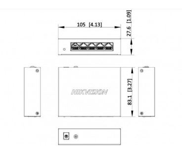 Switch Hikvision DS-3E0505-O | Alarmista.pl