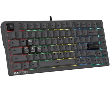Klawiatura A4TECH BLOODY MS76 USB Magnetic Iron Grey | Alarmista.pl