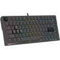 Klawiatura przewodowa A4TECH BLOODY MS76 USB Magnetic Iron Grey