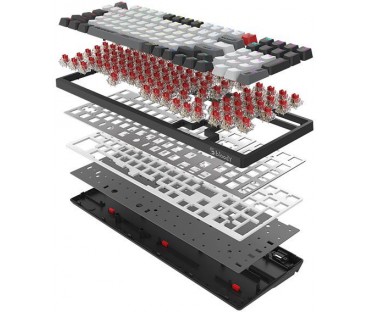 Klawiatura bezprzewodowa A4TECH BLOODY WS98 Grey WRLS | Alarmista.pl