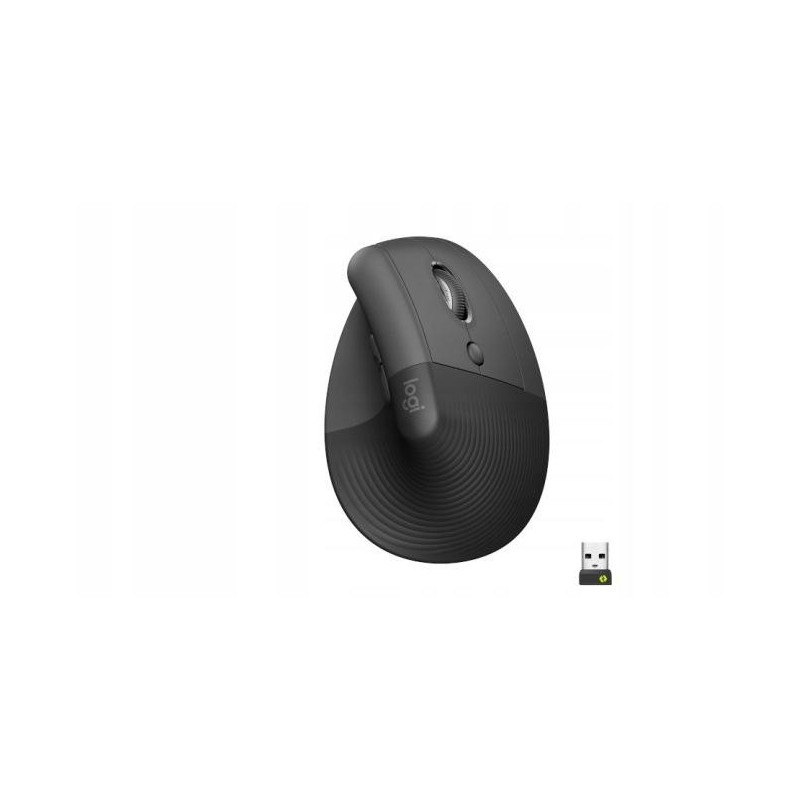 Mysz bezprzewodowa Logitech LIFT Graphite szara, 4000DPI