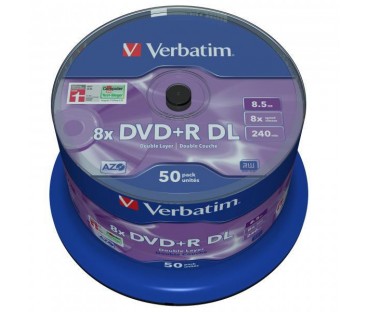 Płyty DVD+R DL Verbatim HP spindle (50szt)
