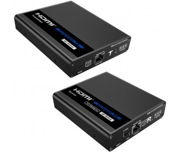 Konwerter HDMI na LAN KASKADA 4K Spacetronik IP SPH-676C - zestaw