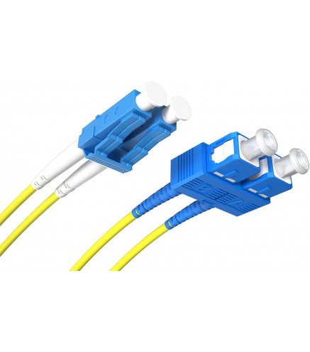 PATCHCORD ŚWIATŁOWODOWY SM SC/UPC-LC/UPC SIMPLEX 1m