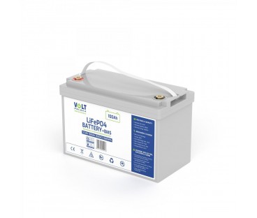 AKUMULATOR VOLT POLSKA LITOWO-ŻELAZOWO-FOSFORANOWY LiFePO4 12V 100Ah 100A