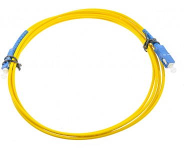 PATCHCORD ŚWIATŁOWODOWY SM SC/UPC-SC/UPC SIMPLEX 3.0MM 2m