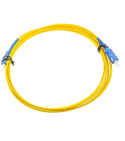 PATCHCORD ŚWIATŁOWODOWY SM SC/UPC-SC/UPC SIMPLEX 3.0MM 2m