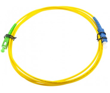 PATCHCORD ŚWIATŁOWODOWY SM SC/UPC-SC/APC SIMPLEX 2m