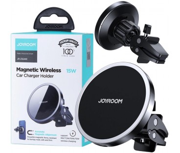 Uchwyt samochodowy magnetyczny ładowarka indukcyjna Joyroom JR-ZS240 Qi 15W MagSafe Apple Iphone