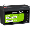 AKUMULATOR LITOWO-ŻELAZOWO-FOSFORANOWY LiFePO4 Green Cell Cube 12.8V 10Ah LFPGC12V10AH