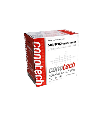 PRZEWÓD KONCENTRYCZNY NS100 Trishield Pull Box - 300m | Alarmista.pl