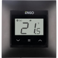 ENGO Controls E55-B - Regulator temperatury do ramki 55x55, 230V, czarny, Internetowy, Wi-Fi