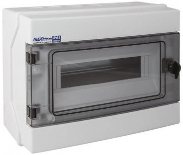 Rozdzielnica hermetyczna modułowa (500V AC, 1000V DC) 1x12 natynkowa (N+PE) IP65 RH-12 ELEKTRO-PLAST OPATÓWEK