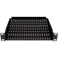 Półka do szafy RACK 10" 1U 200mm z otworowaniem (ADD-RACK10-1PU1)