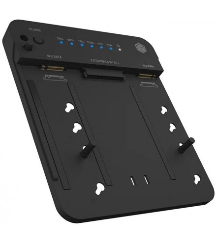 Stacja klonująca i dokująca IcyBox  IB-2915MSCL-C31 M.2 dla M.2 0NVMe i SATA 2,5/3,5 SSD/HDD