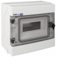 Rozdzielnica hermetyczna modułowa (500V AC, 1000V DC) 1x8 natynkowa (N+PE) IP65 RH-8 ELEKTRO-PLAST OPATÓWEK
