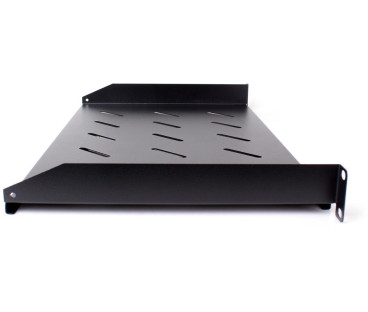 Półka rackowa uniwersalna Getfort 19 cali 1U 270mm Czarna