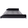Półka rackowa uniwersalna Getfort 19 cali 1U 270mm Czarna