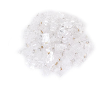 WTYK SIECIOWY PRZELOTOWY GETFORT RJ45 CAT.5e 8P8C (100szt)