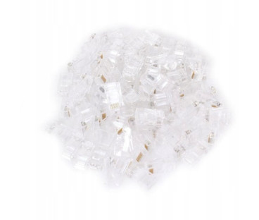 WTYK SIECIOWY PRZELOTOWY GETFORT RJ45 CAT.5e 8P8C (100szt)