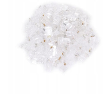 WTYK SIECIOWY PRZELOTOWY GETFORT RJ45 CAT.5e 8P8C (100szt)