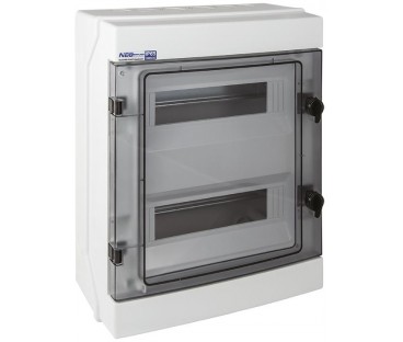 Rozdzielnica hermetyczna modułowa (500V AC, 1000V DC) 2x12 natynkowa (N+PE) IP65 RH-24 ELEKTRO-PLAST OPATÓWEK