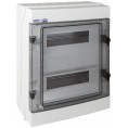 Rozdzielnica hermetyczna modułowa (500V AC, 1000V DC) 2x12 natynkowa (N+PE) IP65 RH-24 ELEKTRO-PLAST OPATÓWEK