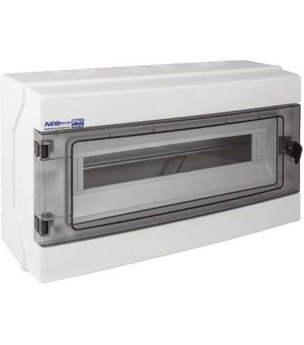 Rozdzielnica hermetyczna modułowa (500V AC, 1000V DC) 1x18 natynkowa (N+PE) IP65 RH-18 ELEKTRO-PLAST OPATÓWEK